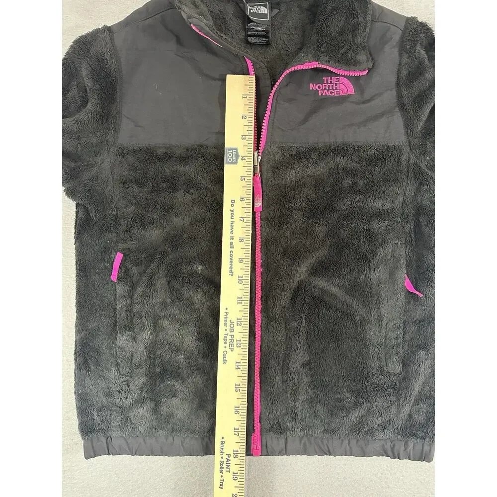The North Face Fleece Full Zip Girls Black Jacket Size LG 14/16‎